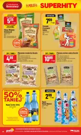 Polomarket gazetka tydzień 35 Strona 38: Mieszanka studencka Bacalis €4,99, Napój Kubuś Waterrr €2,99