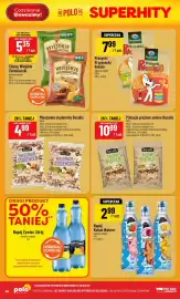 Polomarket gazetka tydzień 35 Strona 38: Mieszanka studencka Bacalis €4,99, Napój Kubuś Waterrr €2,99