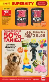 Polomarket gazetka tydzień 35 Strona 51: Karma dla psa Rafi z wołowiną €7,99, Karma dla psa Rafi z kaczką €7,99