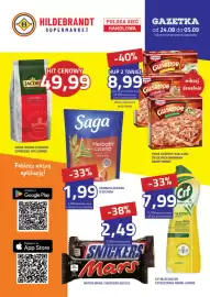 Hildebrandt gazetka Strona 1: Cif Mleczko do Czyszczenia €7,99, Herbata czarna A'20 Saga €1,99