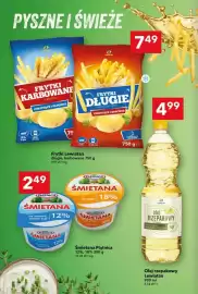 Lewiatan gazetka tydzień 35 Strona 4: Olej rzepakowy Lewiatan €4,99, Frytki długie Lewiatan €7,49