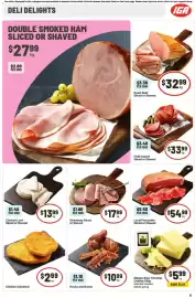 IGA catalogue week 35 Page 16: Strasburg Sliced or Shaved €17,99, Local Prosciutto €54,99