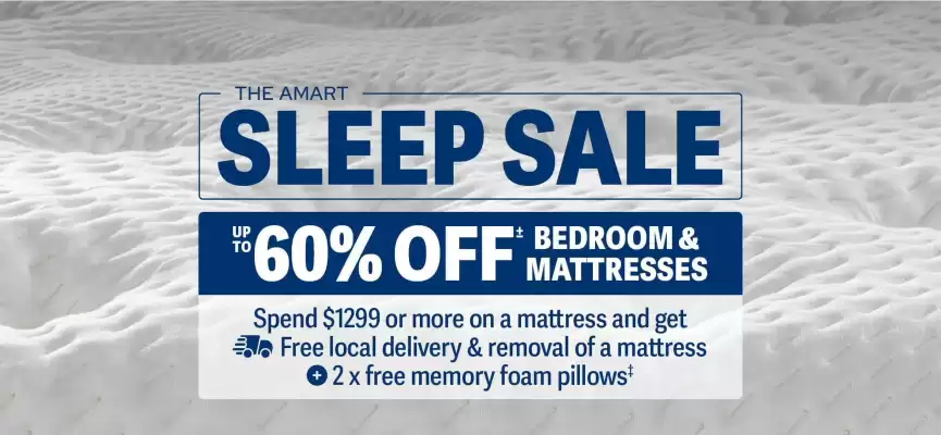 Amart Furniture (valid until 2-09)
