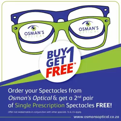 Osman's Optical (valid until 7-09)