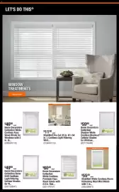 The Home Depot flyer week 35 Page 3: Home Decorators Collection White Cordless Premium Faux Wood blinds €60,48