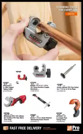 The Home Depot flyer week 35 Page 4: Husky 1-1/2 in. Quick-Release Telescoping Basin Wrench €29,97