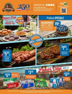 Commissary (valid until 30-08)