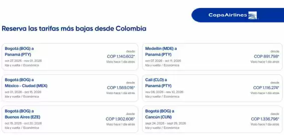 Catálogo Copa Airlines Página 4