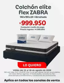 Catálogo Olímpica semana 34 Página 1: Zabra - flex zabra €999.950,00