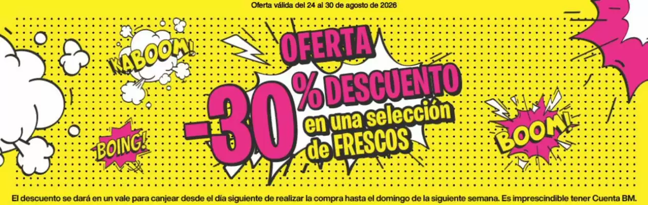 Folleto BM Supermercados (válido hasta el 30-08)