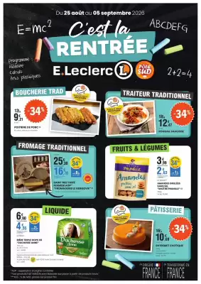 E.Leclerc (valable jusqu'au 5-09)