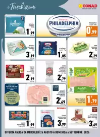 Volantino Conad Margherita Pagina 10: Fettine Kraft classiche €1,05, Pancetta affumicata Fiorucci €2,19