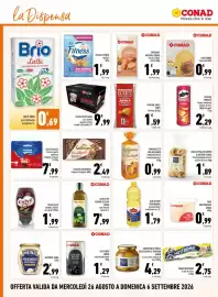 Volantino Conad Margherita Pagina 12: Original Fitness Nestlé €1,99, Cornetti integrali Conad €1,99