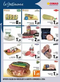 Volantino Conad Margherita Pagina 4: Salume Golfetta Golfera €1,99, Porchetta arrosto Martelli €1,49