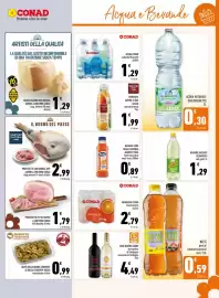 Volantino Conad Margherita Pagina 5: Aranciata Conad €2,79, Acqua Conad naturale €1,29