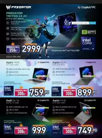 Volantino Unieuro Pagina 3: Aspire 16 AI €899,90, Predator Triton 14 AI €2.999,00