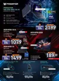 Volantino Unieuro Pagina 4: Acer Nitro ED320 €189,99, Acer Nitro V 16 AI €1.079,00