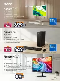 Volantino Unieuro Pagina 5: Acer Aspire C27 €699,90, Aspire XC €649,90