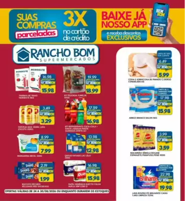 Catálogo Rancho Bom Supermercados (válido até 30-08)