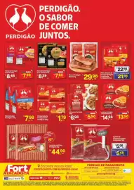 Tabloide Fort Atacadista semana 35 Página 2: Perdigão - mortadela ouro fatiada €8,29, Perdigão - bacon manta €29,98