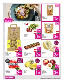 Sutterlüty Flugblatt woche 35 Seite 2: SanLucar Ananas €1,99, Radieschen per Bund aus Österreich €0,99