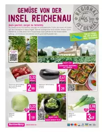 Sutterlüty Flugblatt woche 35 Seite 20: Reichenauer Gärtnersiedlung Bio Tomaten Mini Roma €2,99, Mahlerhof Ländle Lauch €3,49