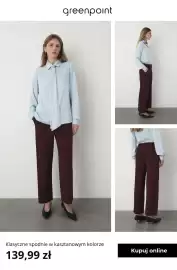 Greenpoint gazetka tydzień 35 Strona 12: Klasyczne spodnie w kasztanowym kolorze Greenpoint €139,99