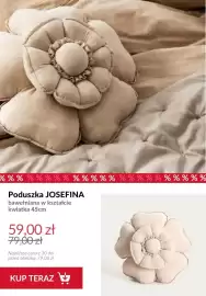 Homla gazetka tydzień 35 Strona 2: Poduszka Josefina bawełniana w kształcie kwiatka 45 cm €59,00