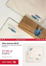 Homla gazetka tydzień 35 Strona 7: Maty stołowe Nilgi bawełniane z motywem morskim 35x45 cm €27,00