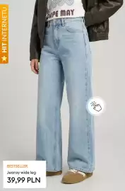 Sinsay gazetka tydzień 35 Strona 18: Jeansy wide leg €39,99