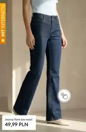 Sinsay gazetka tydzień 35 Strona 4: Jeansy flare low waist €49,99