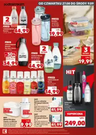 Kaufland gazetka Strona 7: SODASTREAM Butelki €44,99, Saturator Terra €249,00