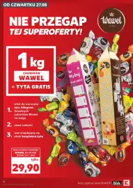 Kaufland gazetka tydzień 35 Strona 12: Cukierki Wawel €29,90