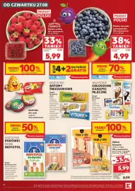 Kaufland gazetka tydzień 35 Strona 14: PERLA Kanapka €5,99, Polskie borówki amerykańskie €4,99