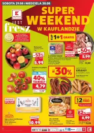 Kaufland gazetka tydzień 35 Strona 22: Pomidory na gałązce luzem €4,79, Jaja z chowu ściółkowego €10,99