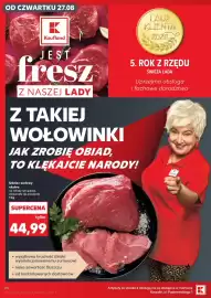 Kaufland gazetka tydzień 35 Strona 24: Udziec wołowy ekstra €44,99