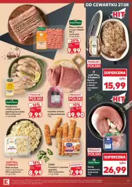 Kaufland gazetka tydzień 35 Strona 33: Flaki wołowe €8,99, Skiba Cevapcici z suszoną papryką €7,99