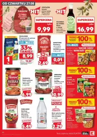 Kaufland gazetka tydzień 35 Strona 46: Pamapol Fasolka €6,99, Urbanek Pomidory Suszone €10,99