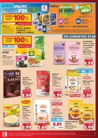 Kaufland gazetka tydzień 35 Strona 47: BAKALLAND BA! Granola €5,99, KRESTO Owoce liofilizowane €6,99