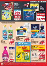 Kaufland gazetka tydzień 35 Strona 59: DUCK Płyn do WC €5,99, Mill Płyn do podłóg €7,99