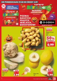 Kaufland gazetka tydzień 35 Strona 62: Polskie ziemniaki jadalne, luzem €0,99, Polski seler €2,99