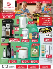 Selgros gazetka Strona 1: Dzbanek szklany filtrujący Brita Glass €178,35, Piórnik kosmetyczka Pokémon €34,99