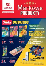 Selgros gazetka Strona 1: Szyneczka plastry Duda Dudusie €5,97, Polędwiczki z kurczaka Duda Dudusie €18,89