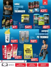 Selgros gazetka Strona 17: Żel energetyczny Activlab cytryna €5,39, Przedtreningówka Dzik Bomba winogrono €59,29