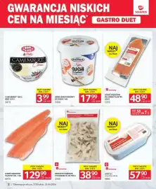 Selgros gazetka Strona 2: Lody Economy €60,80, Łosoś wędzony Economy €51,35