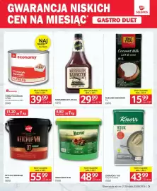 Selgros gazetka Strona 5: Mleczko kokosowe Real Thai €17,27, Zasmażka Knorr €46,19