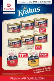 Selgros gazetka Strona 1: Konserwa mięsna szynka premium Krakus €8,39, Konserwa mięsna golonkowa Krakus €6,29
