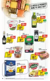 Catalog Mega Image săptămâna 35 Pagină 14: Rio mare ton în ulei de măsline €16,74, Atifco orez bob rotund €6,39