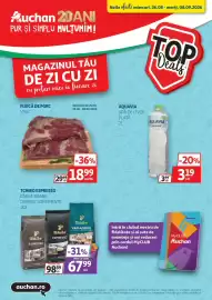 Catalog Auchan Pagină 1: Fleică de porc vrac €18,99, Tchibo espresso €67,99