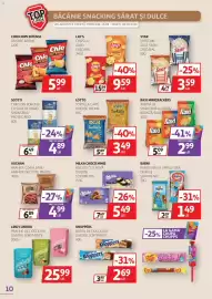Catalog Auchan Pagină 10: Milka choco minis €5,49, Chio chips intense €5,99